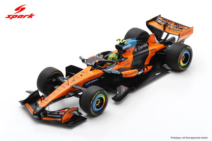 Spark-Model Mclaren Mastercard F1 Team MCL40 #1 Australian GP 2026 (Norris) 1:18 WITH DISPLAY