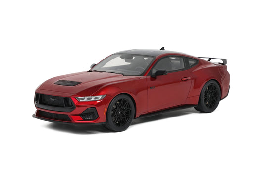 GT Spirit 2024 Ford Mustang GT 5.0 Coupe Red Metallic 1:18