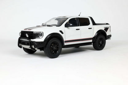 Solido 2024 Ford Ranger Raptor Crew Cab Pickup Truck Ice White 1:18
