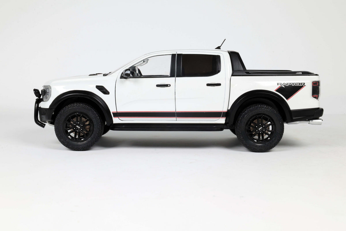 Solido 2024 Ford Ranger Raptor Crew Cab Pickup Truck Ice White 1:18