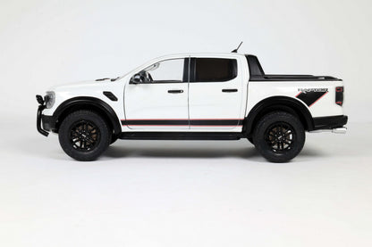 Solido 2024 Ford Ranger Raptor Crew Cab Pickup Truck Ice White 1:18