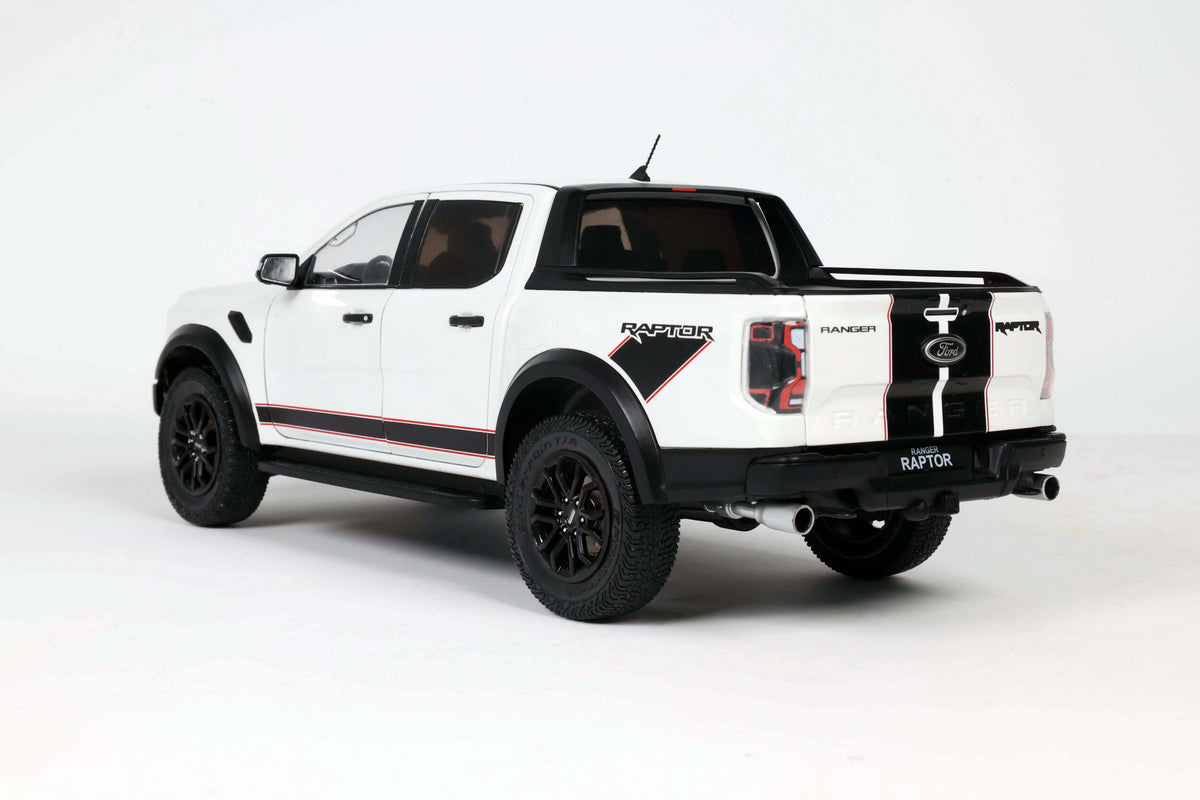 Solido 2024 Ford Ranger Raptor Crew Cab Pickup Truck Ice White 1:18