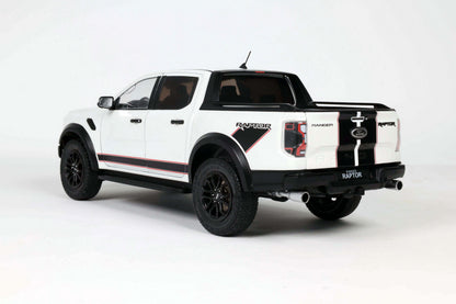 Solido 2024 Ford Ranger Raptor Crew Cab Pickup Truck Ice White 1:18