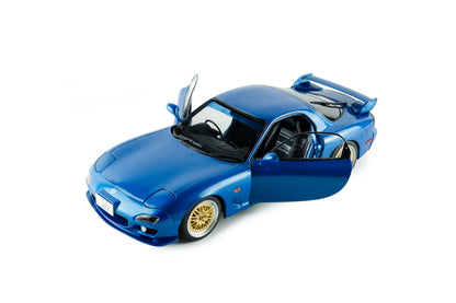 Solido 1999 Mazda RX7 FD3RS Innocent Blue Mica 1:18