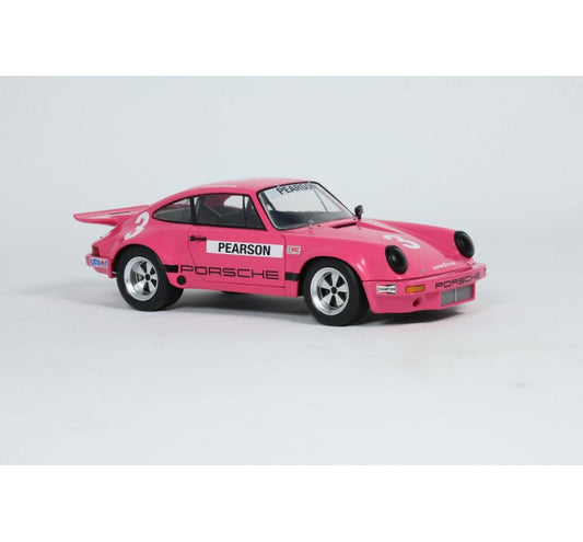 Solido Porsche 911 RS 3.0L #3 IROC Daytona 1974 Pearson Pink 1:18