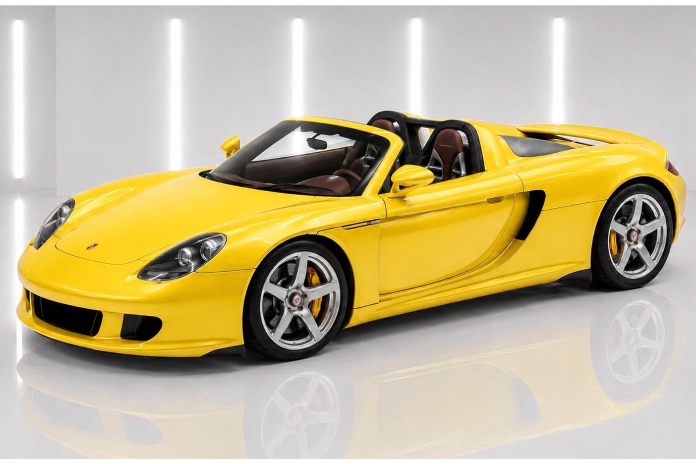 Minichamps 2003 Porsche Carrera GT Yellow 1:18