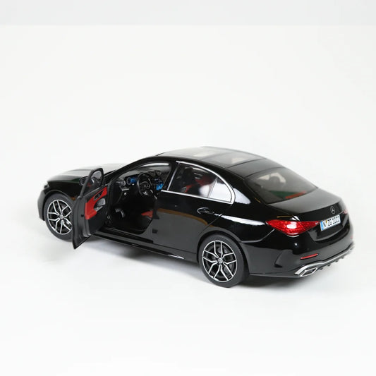 NZG 2022 Mercedes Benz C-Class (W206) Sedan Obsidian Black Metallic 1:18