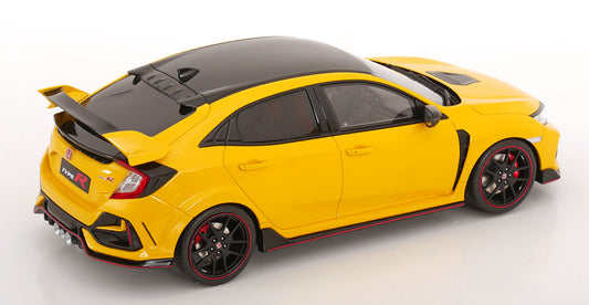 Otto 2020 Honda Civic Type R (FK8) Euro Spec Sunlight Yellow 1:18
