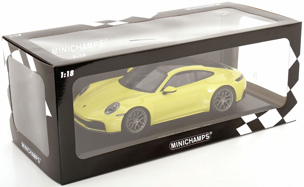 Minichamps 2025 Porsche 911 992.2 Carrera Cartagena Yellow Metallic 1:18