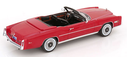 MCG 1976 Cadillac Eldorado Convertible Red 1:18