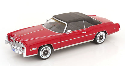 MCG 1976 Cadillac Eldorado Convertible Red 1:18