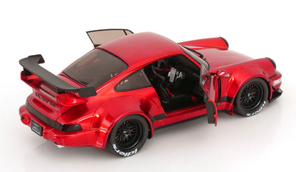 Solido 2024 Porsche 911 964 RWB Red Chrome Metallic Exclusive 1:18