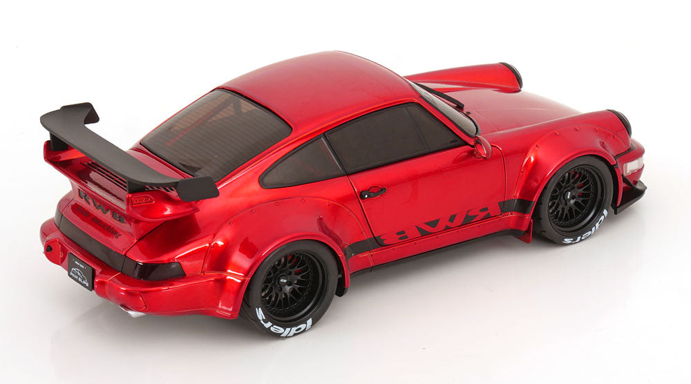 Solido 2024 Porsche 911 964 RWB Red Chrome Metallic Exclusive 1:18
