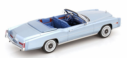 MCG 1976 Cadillac Eldorado Convertible Light Blue Metallic 1:18