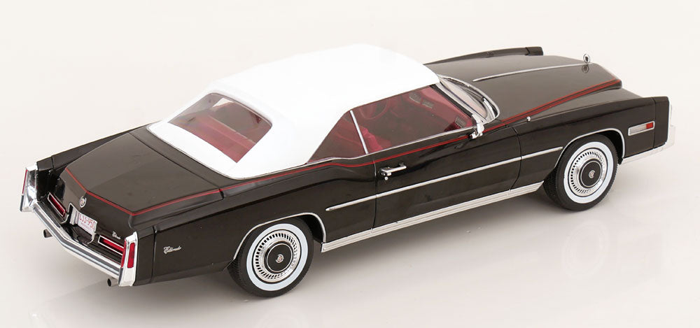 MCG 1976 Cadillac Eldorado Convertible Black 1:18 – STM Diecast