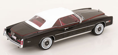 MCG 1976 Cadillac Eldorado Convertible Black 1:18
