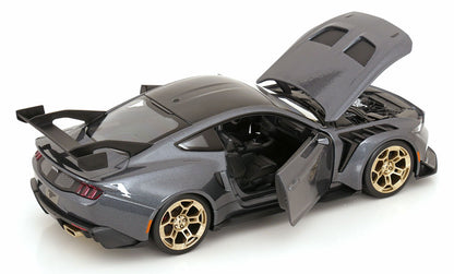 Maisto 2024 Ford USA Mustang GTD 5.2L V8 Coupe Grey 1:18