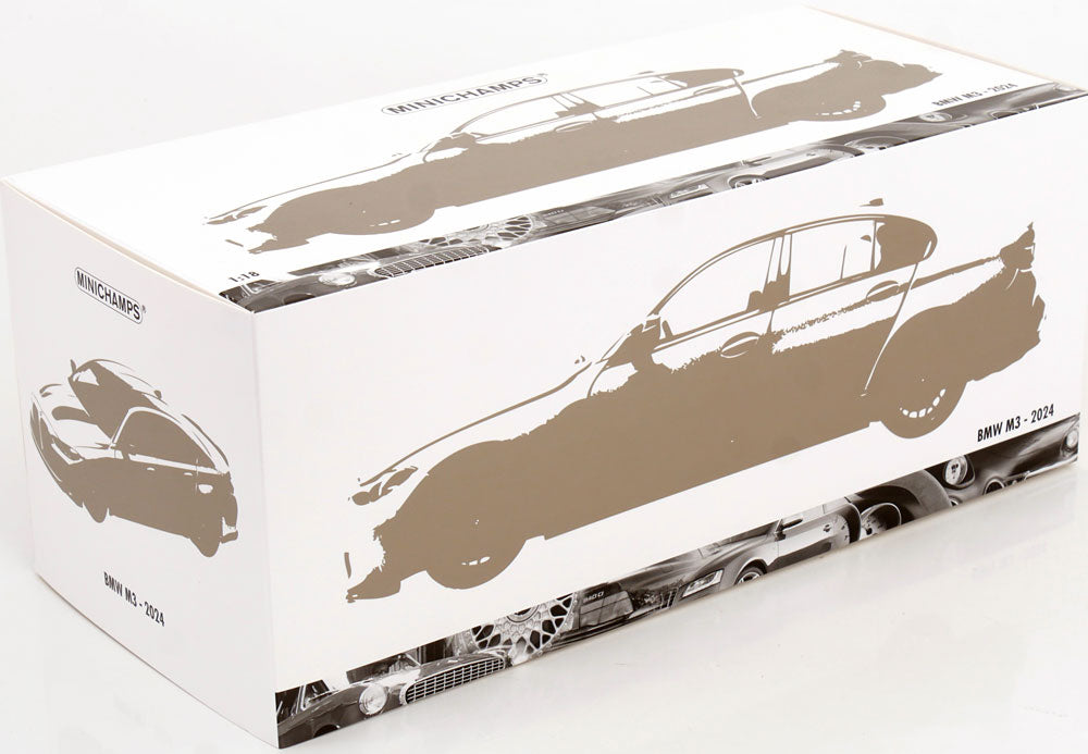 Minichamps 2024 BMW M3 (G80) Grey Metallic 1:18