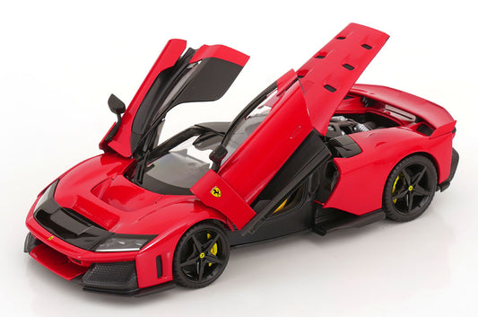 Bburago Signature Series 2024 Ferrari F80 Red (Rossa Corsa) w/ Black Wheels 1:18