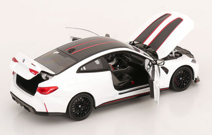 Minichamps 2022 BMW M4 CSL Coupe (G82) White 1:18