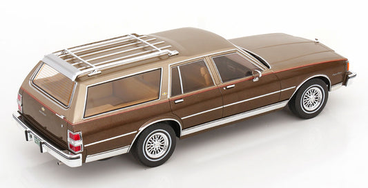MCG 1985 Chevrolet Caprice Station Wagon Beige Brown Metallic 1:18 *Defect*