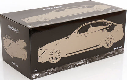 Minichamps 2024 BMW M5 (G90) Isle of Man Green Metallic 1:18