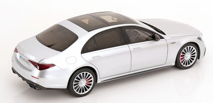 NZG Mercedes Benz S63 AMG E Performance Sedan (W223) Hightech Silver 1:18
