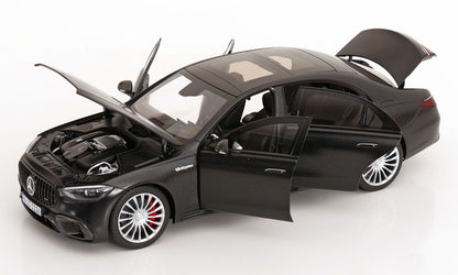 NZG Mercedes Benz S63 AMG E Performance Sedan (W223) Nightblack Magno 1:18