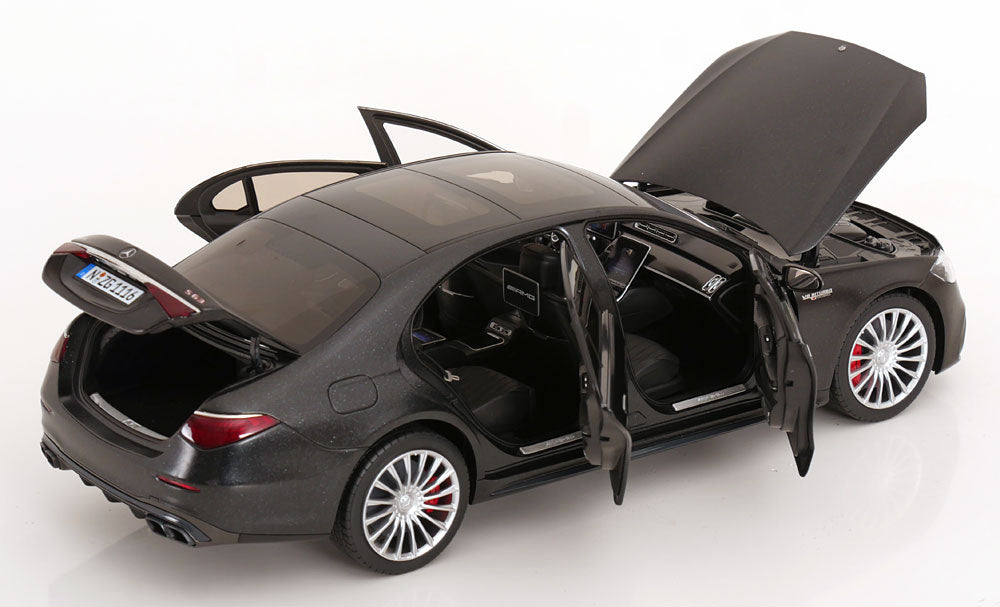 NZG Mercedes Benz S63 AMG E Performance Sedan (W223) Nightblack