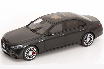 NZG Mercedes Benz S63 AMG E Performance Sedan (W223) Nightblack Magno 1:18