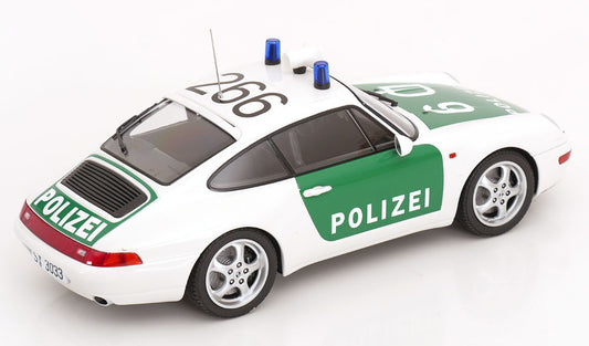 Minichamps 1993 Porsche 911 (993) Carrera German Polizei White 1:18