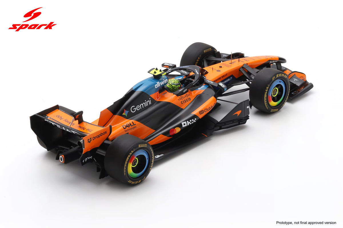 Spark-Model Mclaren Mastercard F1 Team MCL40 #1 Australian GP 2026 (Norris) 1:18 WITH DISPLAY