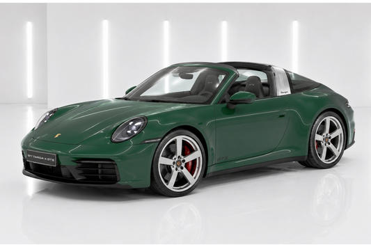 Minichamps Porsche 911 992.2 Targa 4 GTS Hybrid Irish Green 1:18