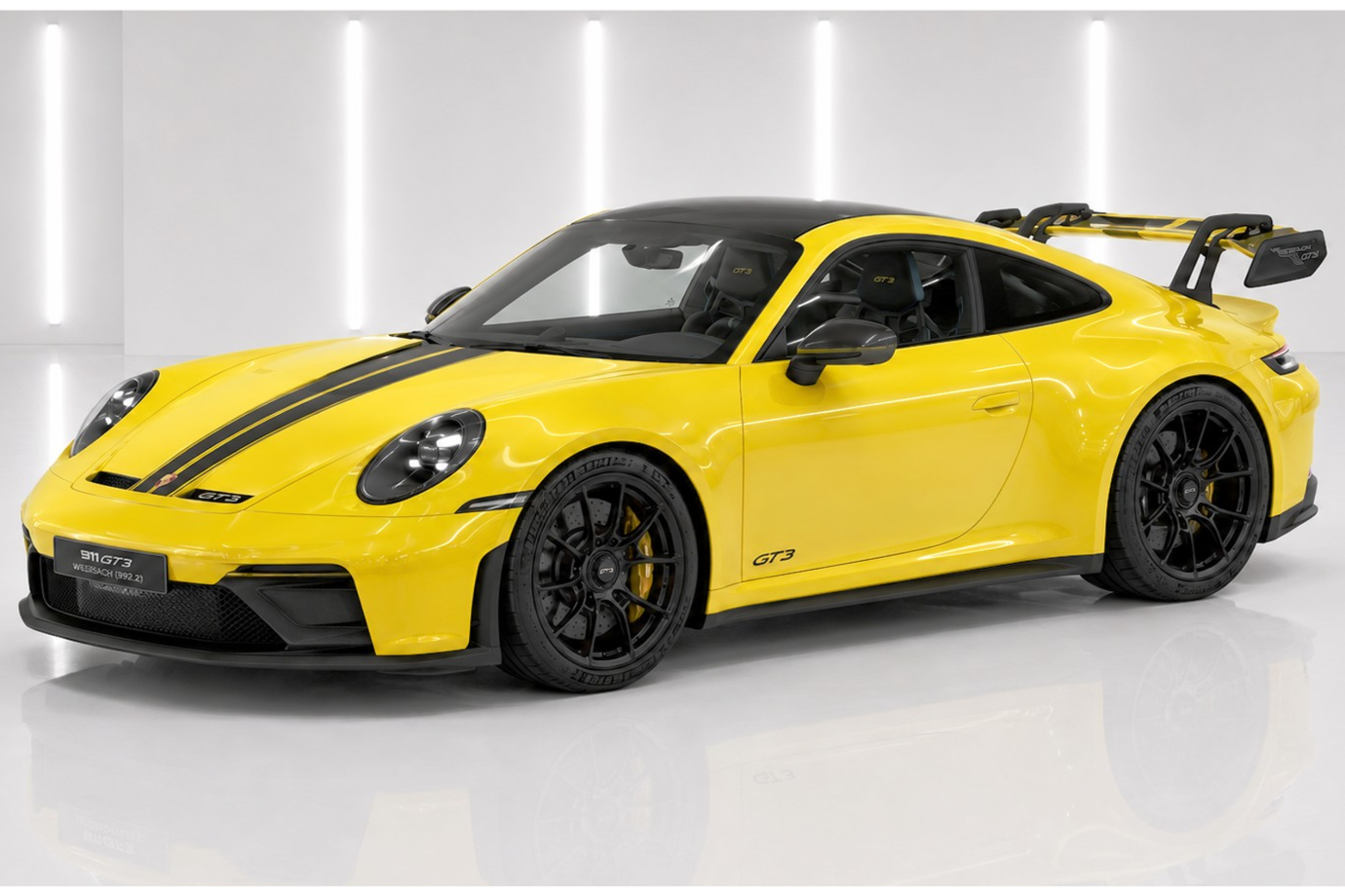 Minichamps 2025 Porsche 911 992.2 GT3 Racing Yellow 1:18