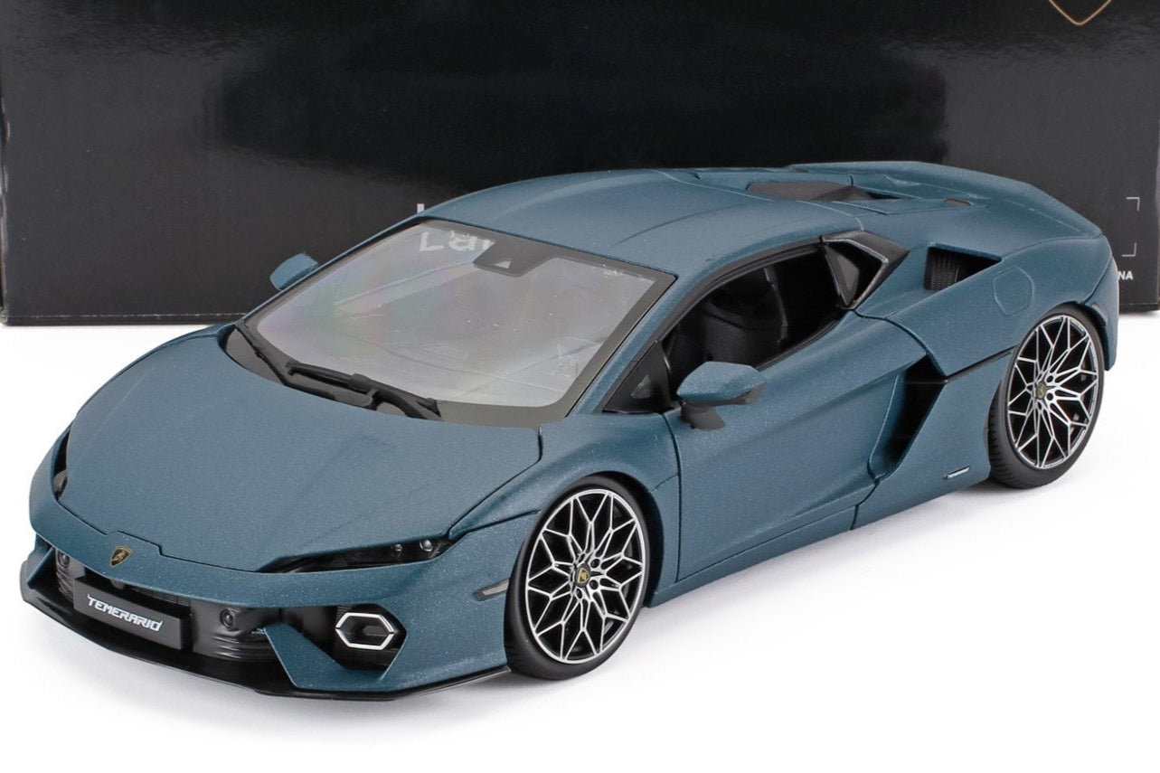 Bburago 2025 Lamborghini Temerario Matte Blue 1:18