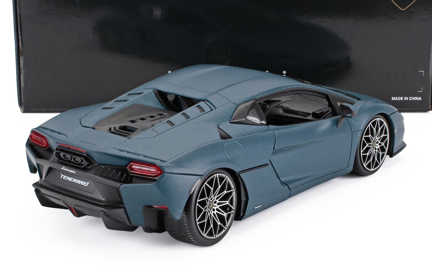 Bburago 2025 Lamborghini Temerario Matte Blue 1:18 – STM Diecast