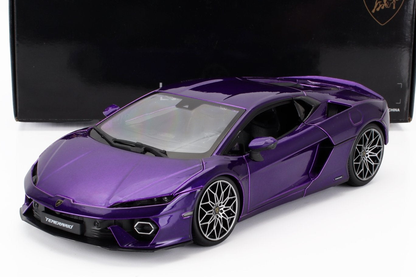 Bburago 2025 Lamborghini Temerario Purple Metallic 1:18
