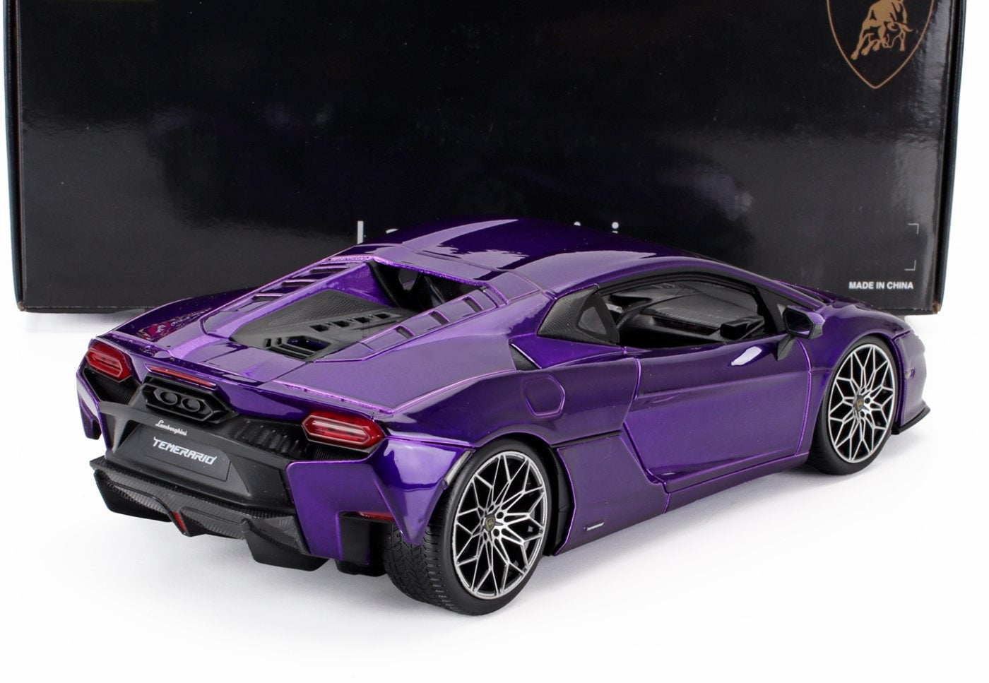 Bburago 2025 Lamborghini Temerario Purple Metallic 1:18