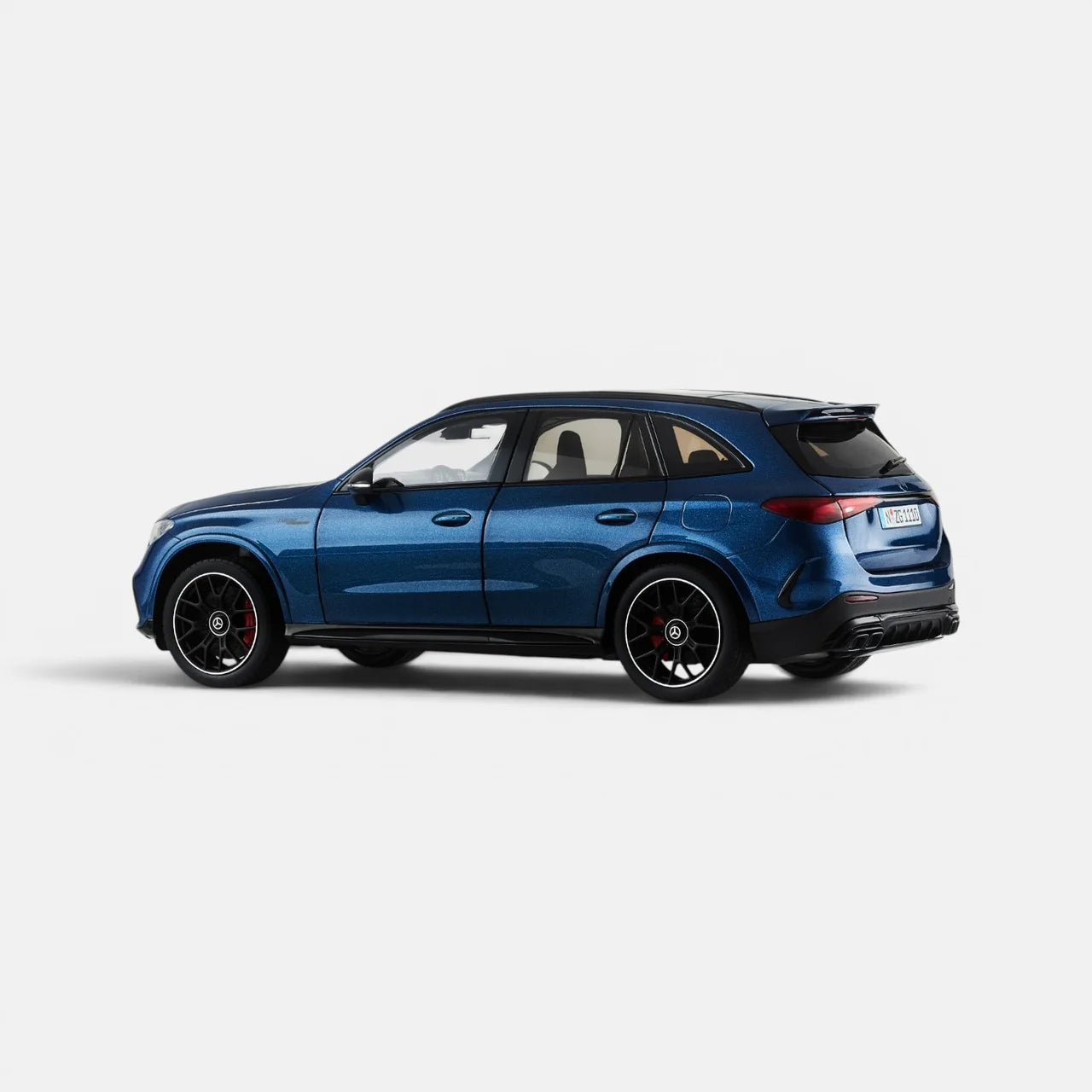 NZG 2021 Mercedes Benz GLC 63 AMG (X253) Spectral Blue 1:18