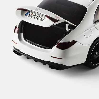 NZG Mercedes Benz S63 AMG E Performance Sedan (W223) Opalith White 1:18