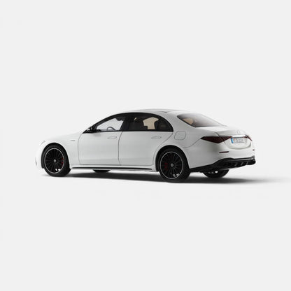 NZG Mercedes Benz S63 AMG E Performance Sedan (W223) Opalith White 1:18