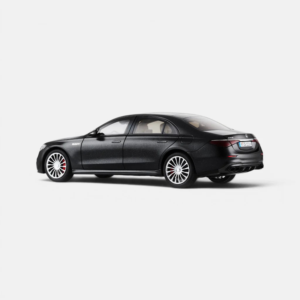 NZG Mercedes Benz S63 AMG E Performance Sedan (W223) Nightblack Magno 1:18