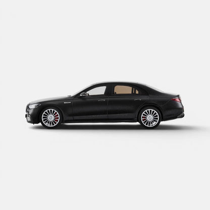 NZG Mercedes Benz S63 AMG E Performance Sedan (W223) Nightblack Magno 1:18