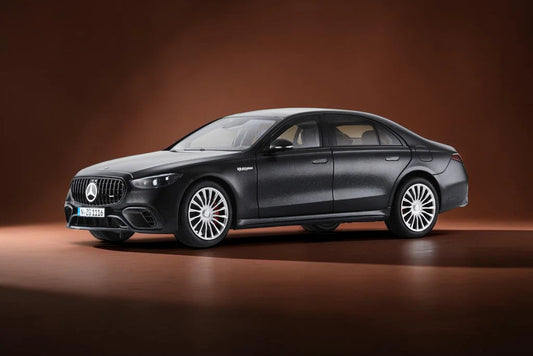 NZG Mercedes Benz S63 AMG E Performance Sedan (W223) Nightblack Magno 1:18