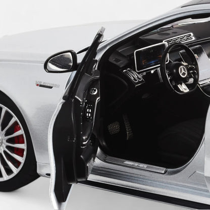 NZG Mercedes Benz S63 AMG E Performance Sedan (W223) Hightech Silver 1:18