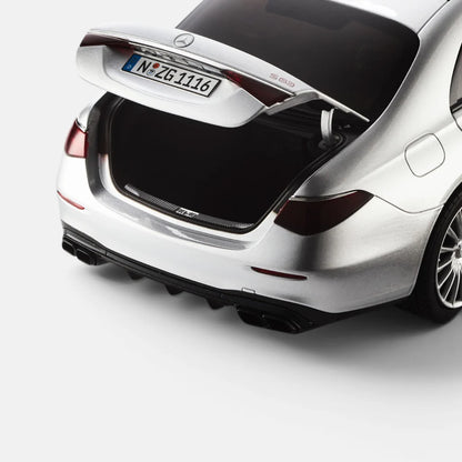 NZG Mercedes Benz S63 AMG E Performance Sedan (W223) Hightech Silver 1:18