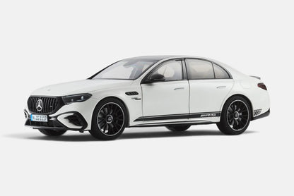 NZG Mercedes Benz E53 Hybrid AMG 4Matic Sedan (W214) Edition One White 1:18