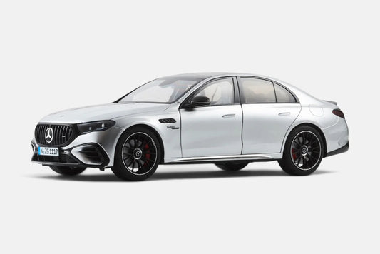 NZG Mercedes Benz E53 Hybrid AMG 4Matic Sedan (W214) Hightech Silver 1:18