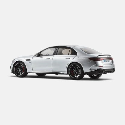 NZG Mercedes Benz E53 Hybrid AMG 4Matic Sedan (W214) Hightech Silver 1:18