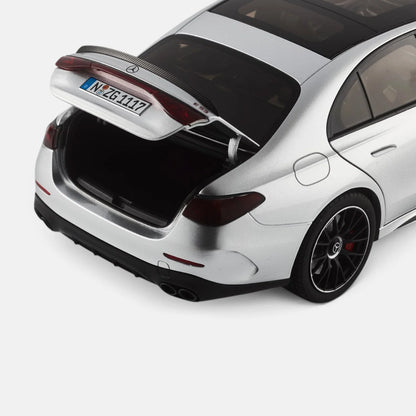 NZG Mercedes Benz E53 Hybrid AMG 4Matic Sedan (W214) Hightech Silver 1:18